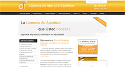 Desktop Screenshot of licenciadeaperturacastellon.es